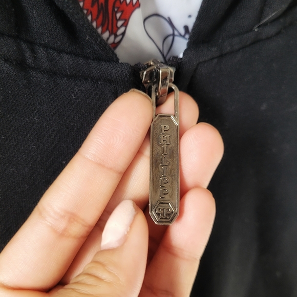 Philipp Plein Shark Escape Zip Hoodie - Picture 5 of 6